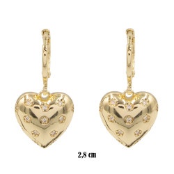 Kolczyki CM miedź pozłacana 14k - MF41516